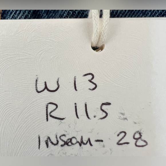 Ulla Johnson NWT- The Cropped Agnes Jean Wide Leg - Etched Arashi Wash - Picture 9 of 12